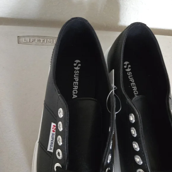 Superga 2750 Nappa Leather Classic Sneaker Women Size 10 New 082025 - Picture 4 of 9